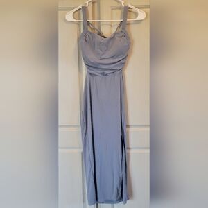 HALARA Lavender Blue Midi Dress